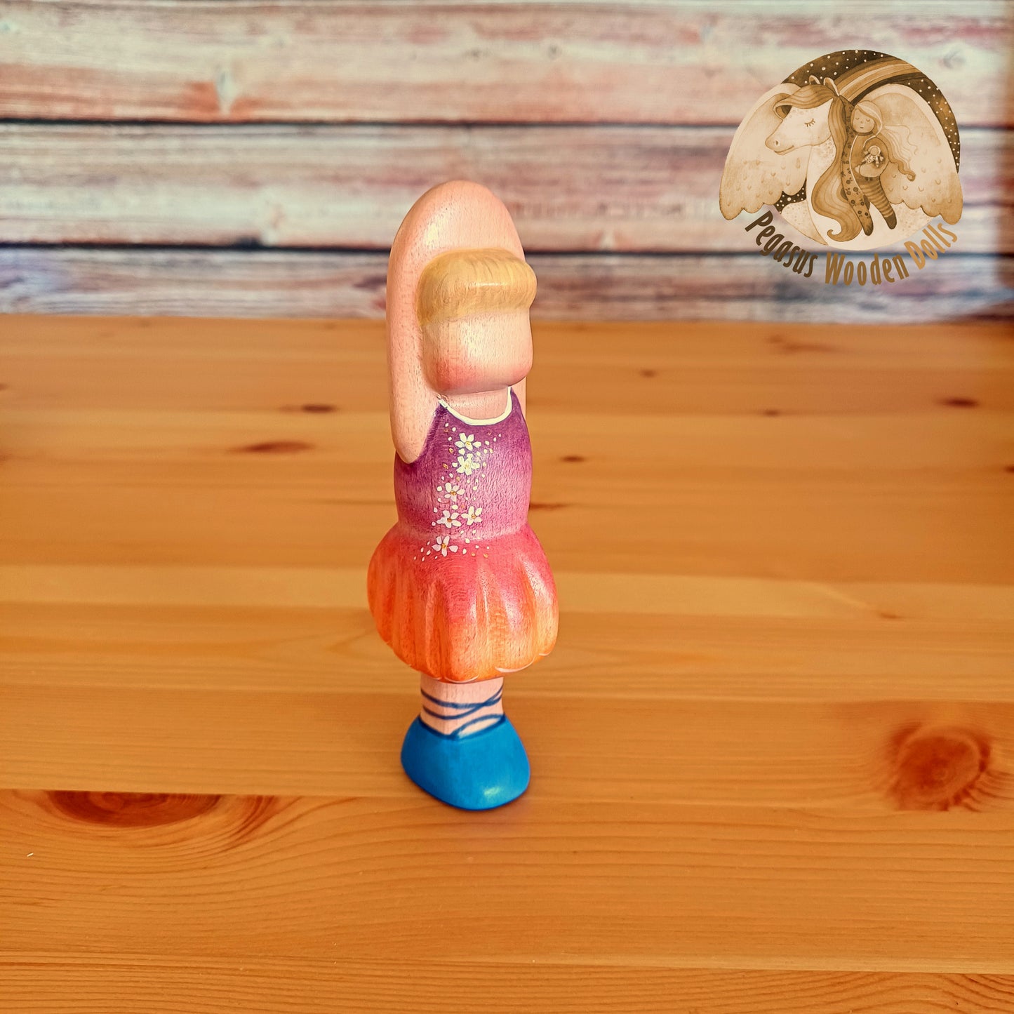 Wooden Ballerina (blonde hair)