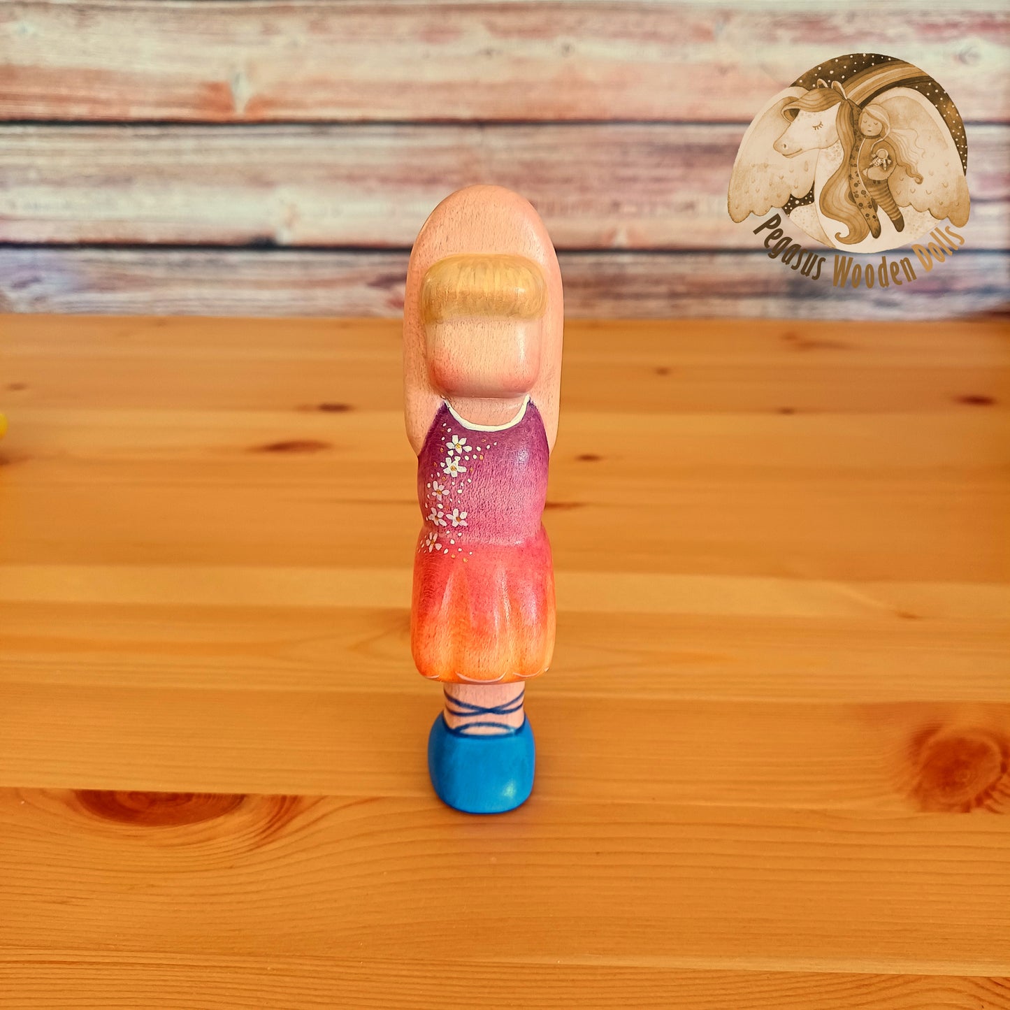 Wooden Ballerina (blonde hair)