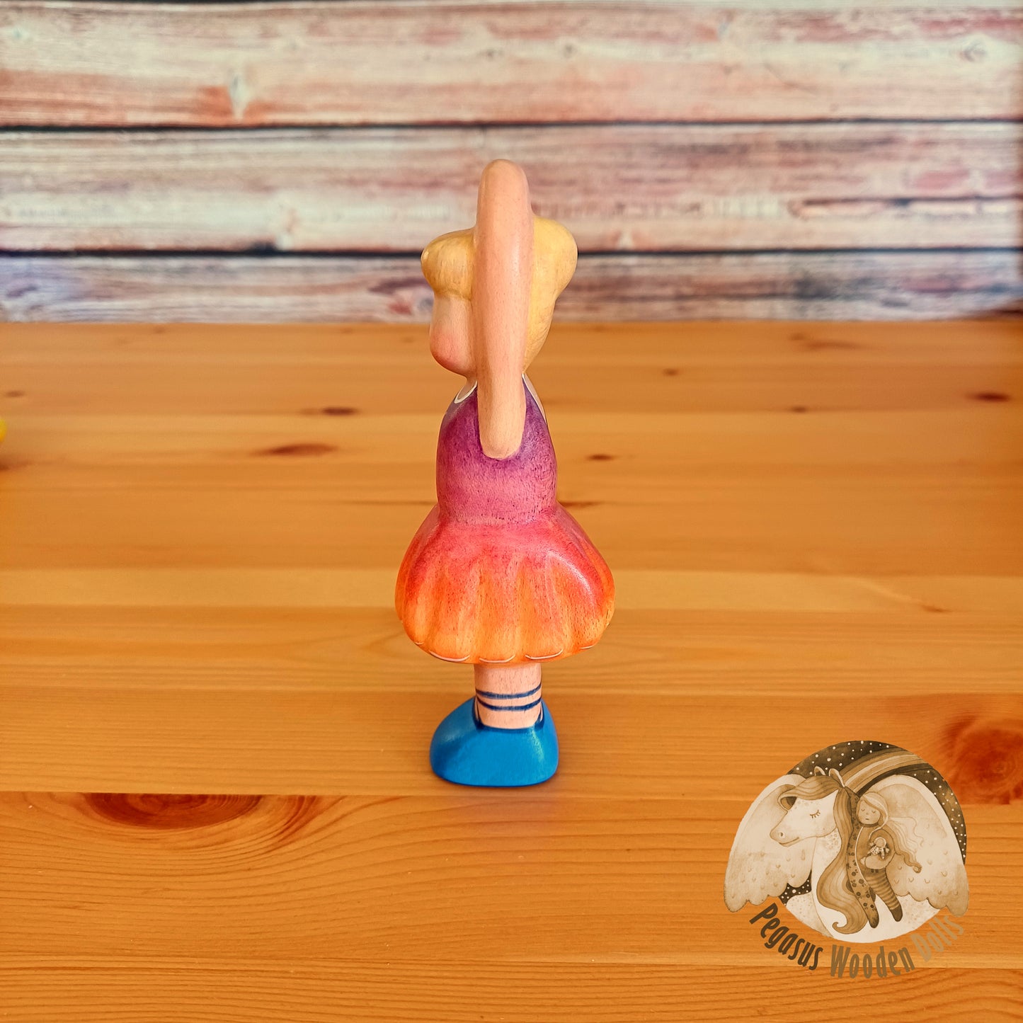 Wooden Ballerina (blonde hair)