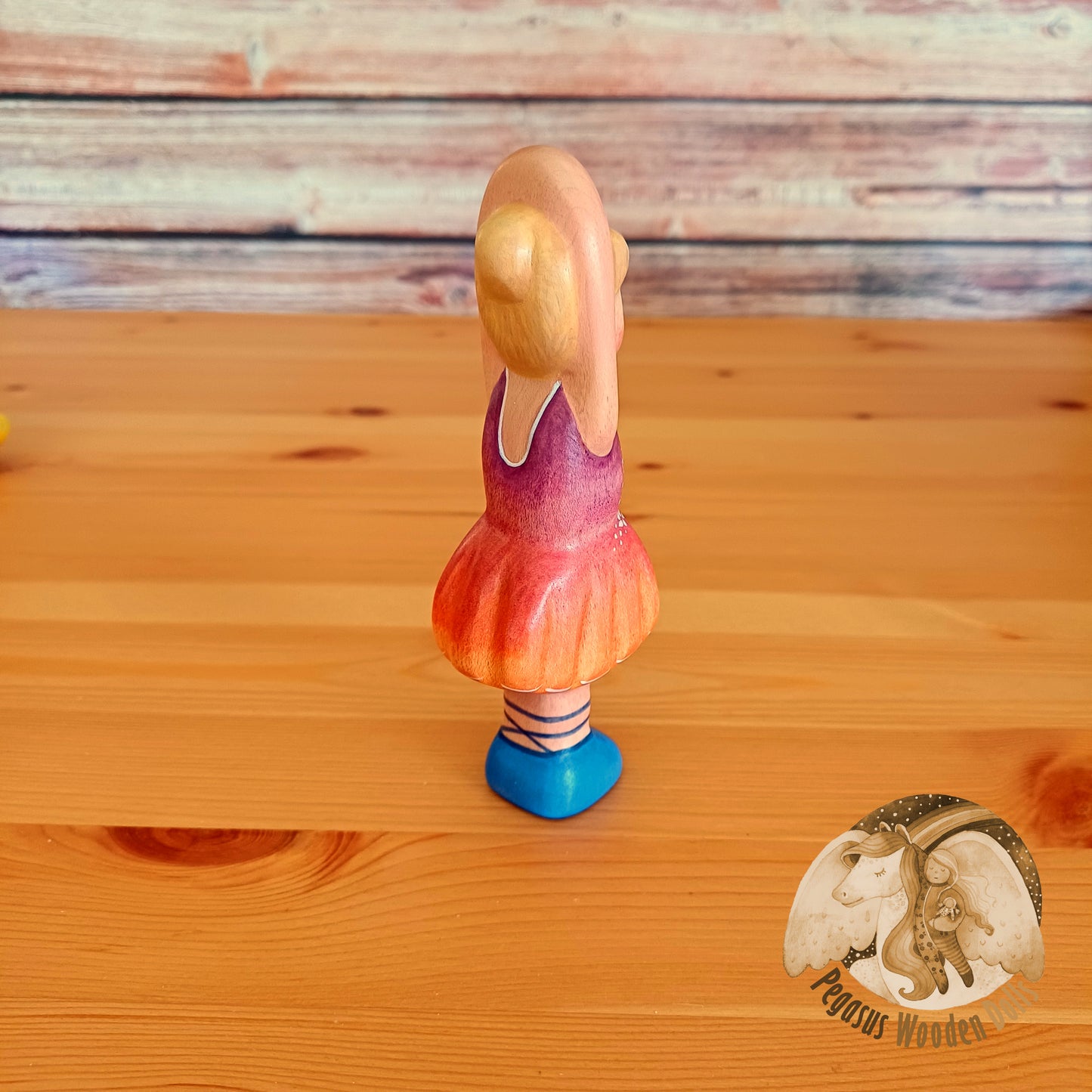 Wooden Ballerina (blonde hair)
