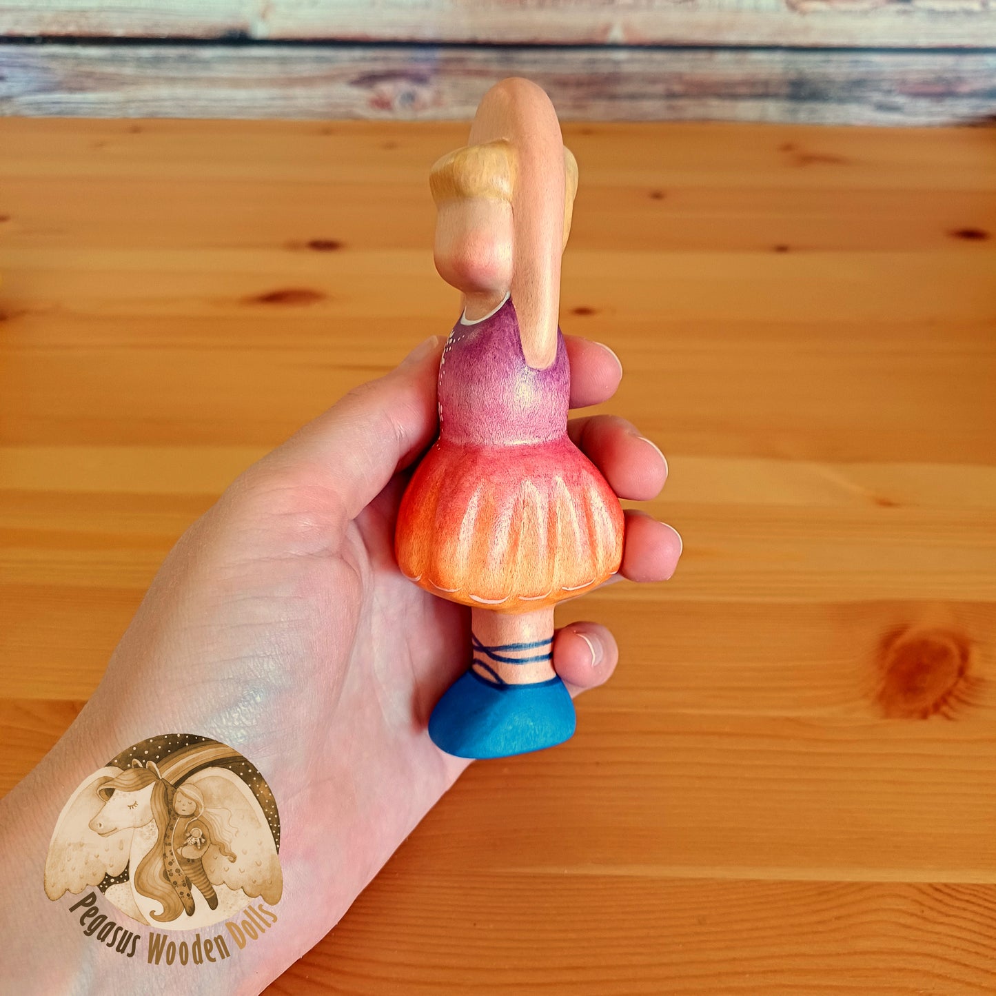 Wooden Ballerina (blonde hair)