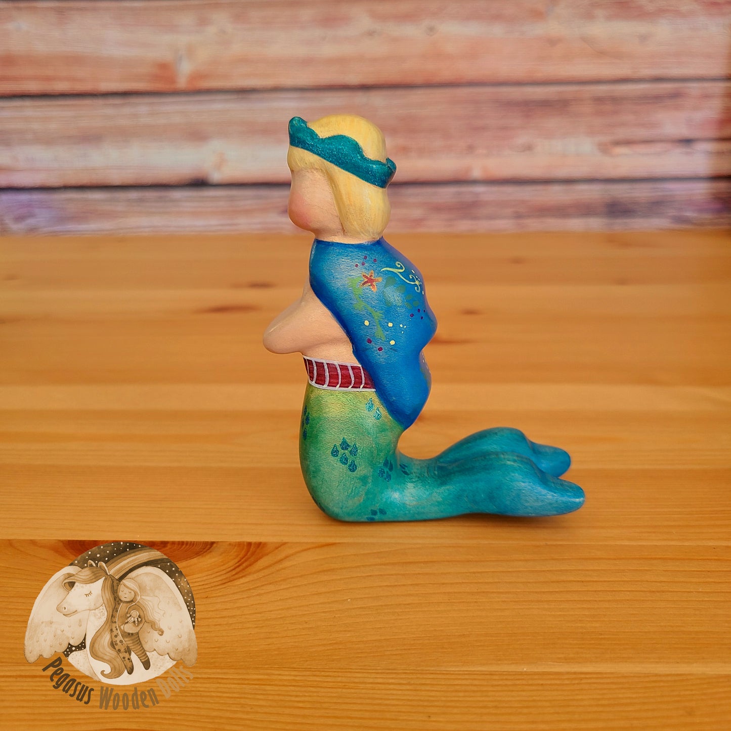 Wooden Merman Prince