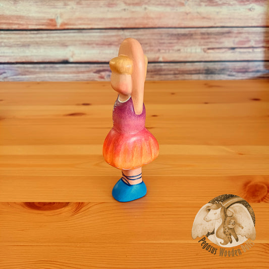 Wooden Ballerina (blonde hair)