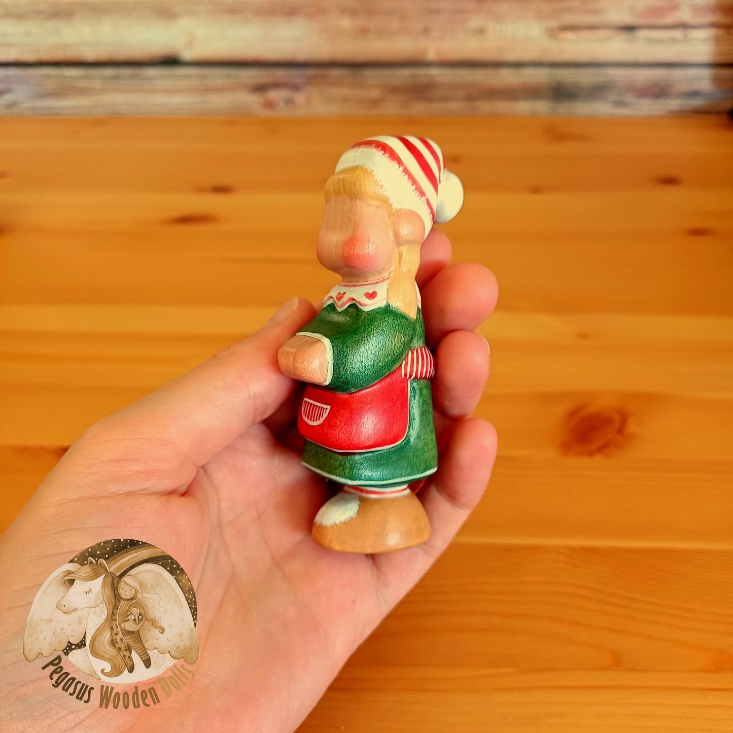 Wooden Winter Elf Girl (blonde hair)