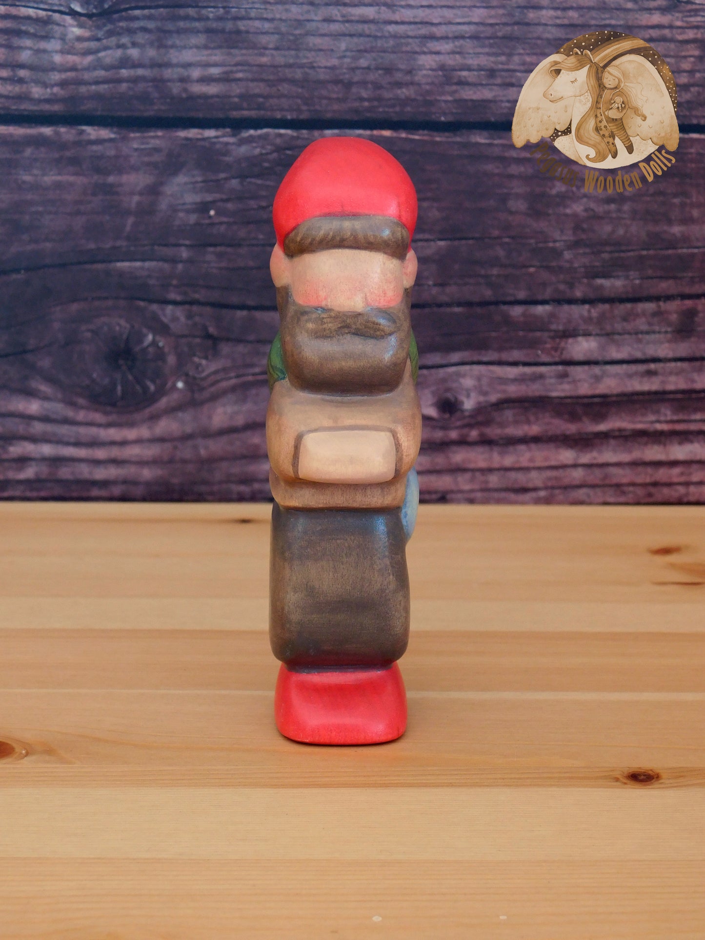 Wooden Woodland Gnome Father