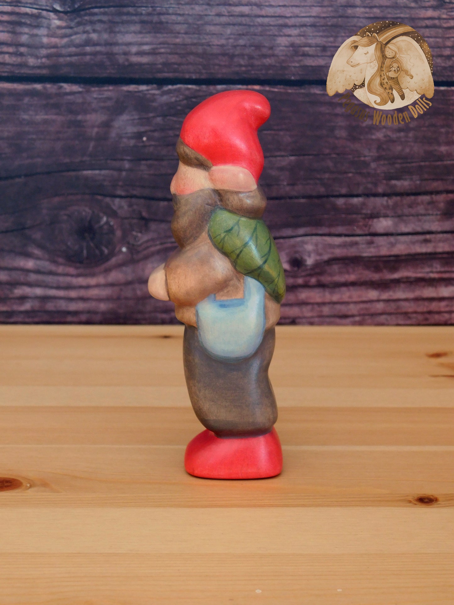 Wooden Woodland Gnome Father