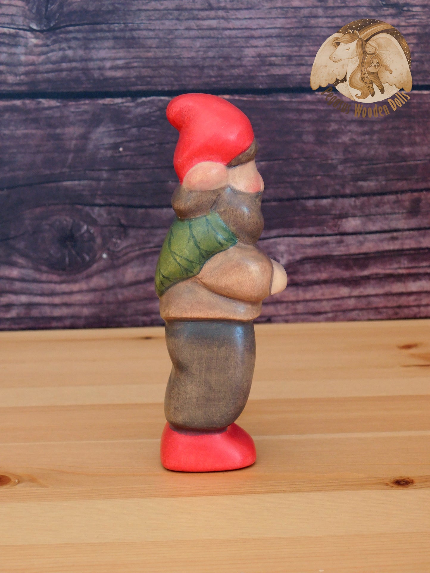 Wooden Woodland Gnome Father