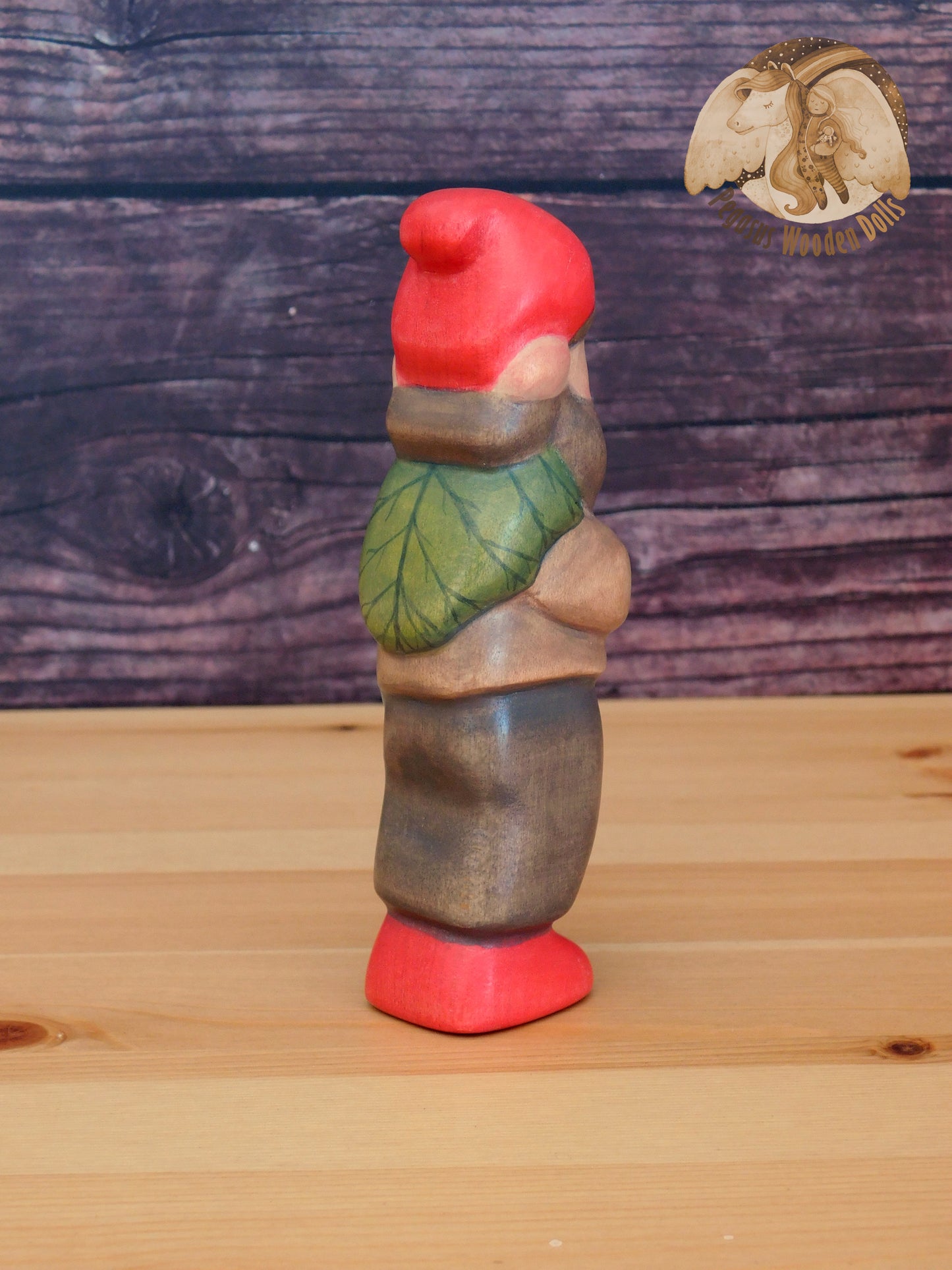 Wooden Woodland Gnome Father