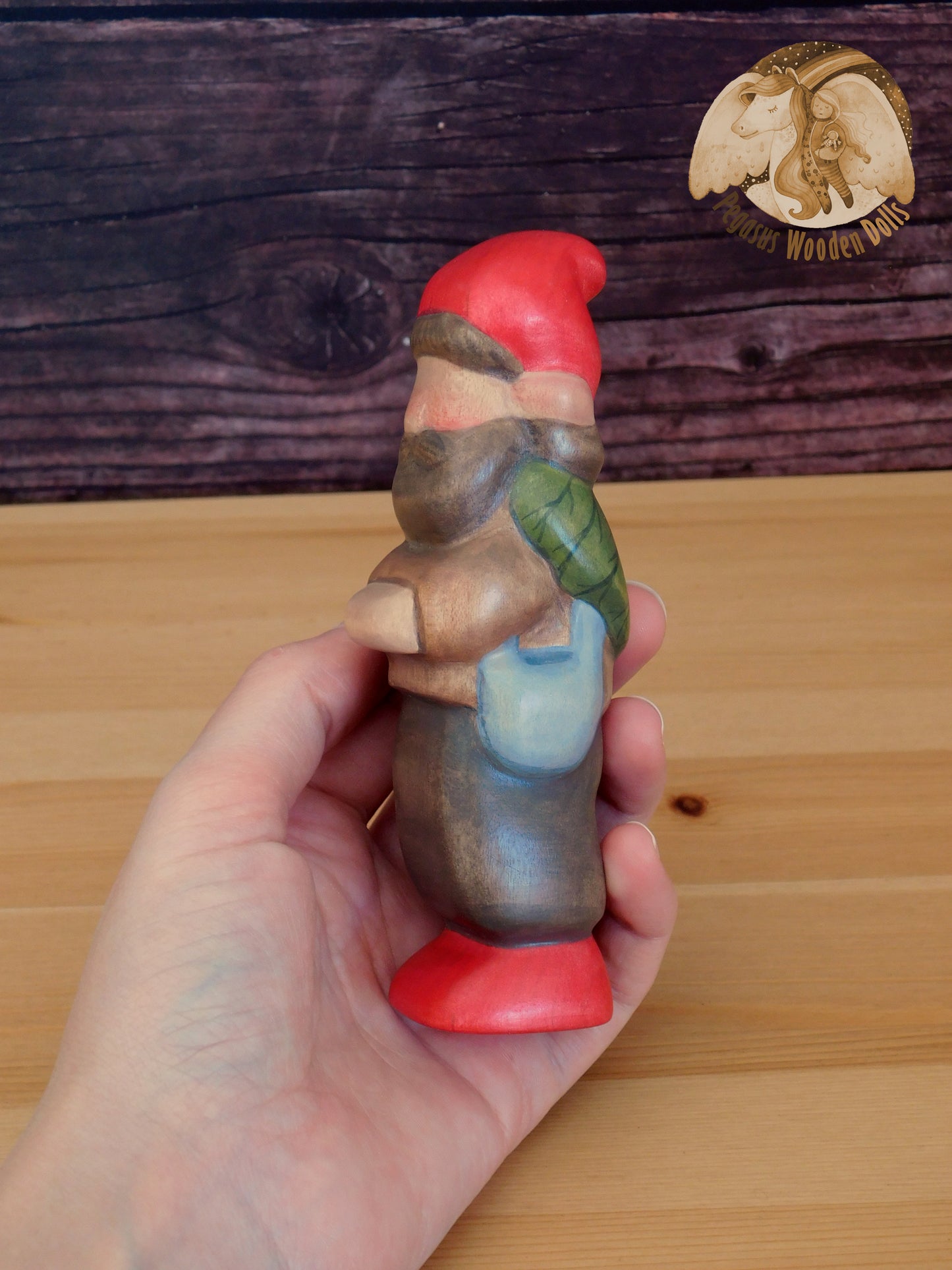 Wooden Woodland Gnome Father