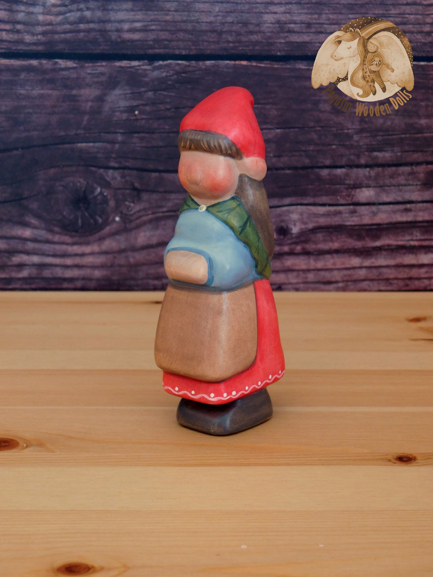 Wooden Woodland Gnome Mother