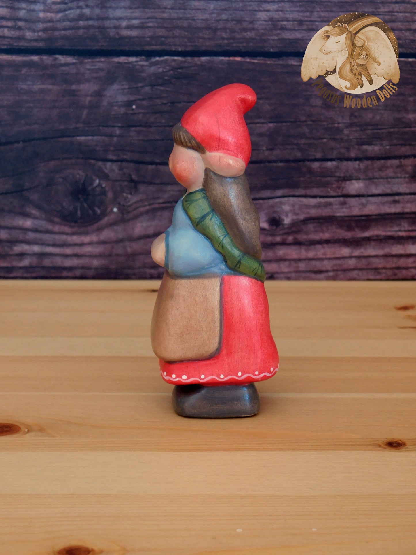 Wooden Woodland Gnome Mother