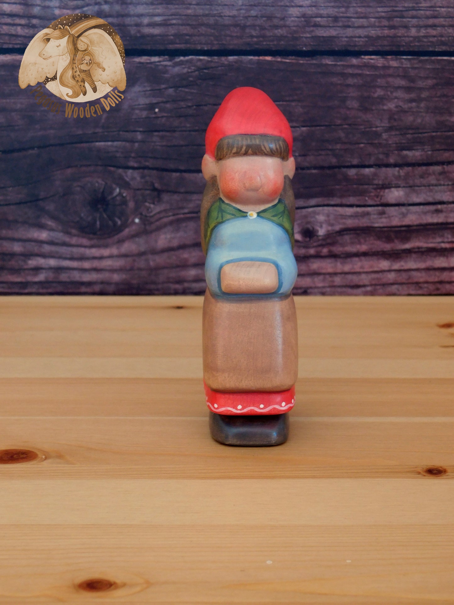 Wooden Woodland Gnome Mother