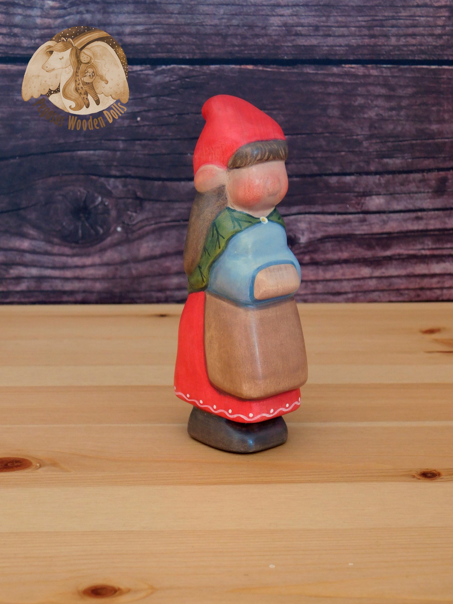 Wooden Woodland Gnome Mother