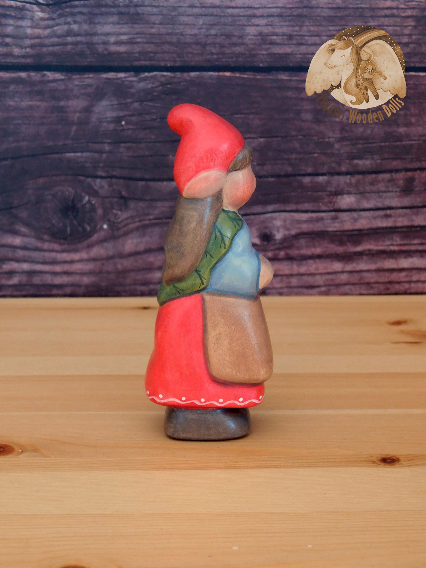 Wooden Woodland Gnome Mother
