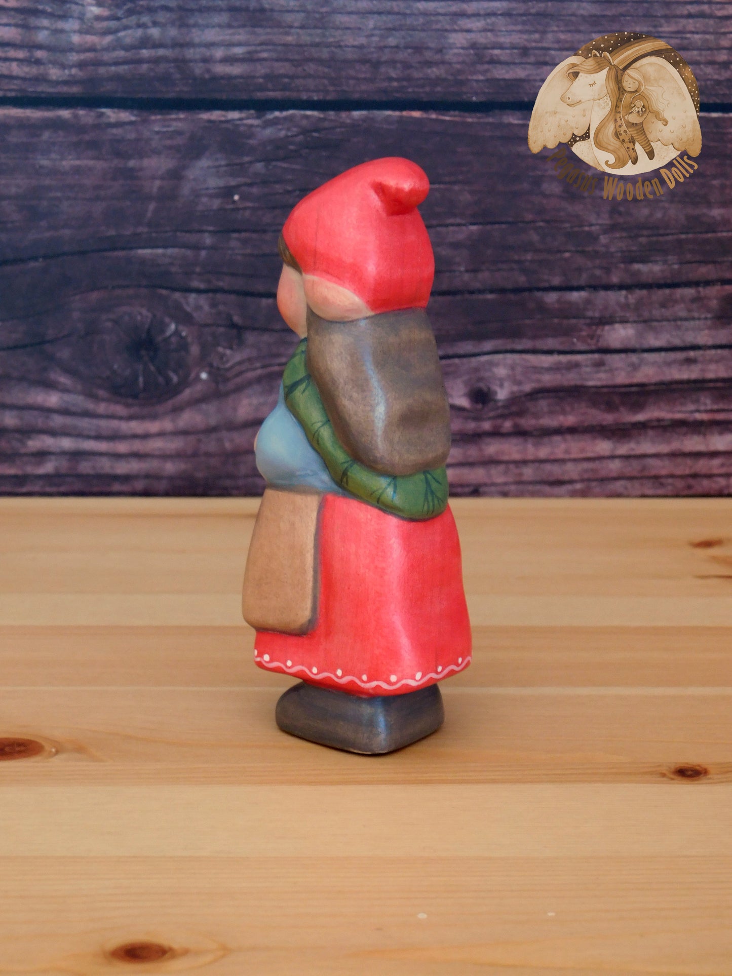Wooden Woodland Gnome Mother