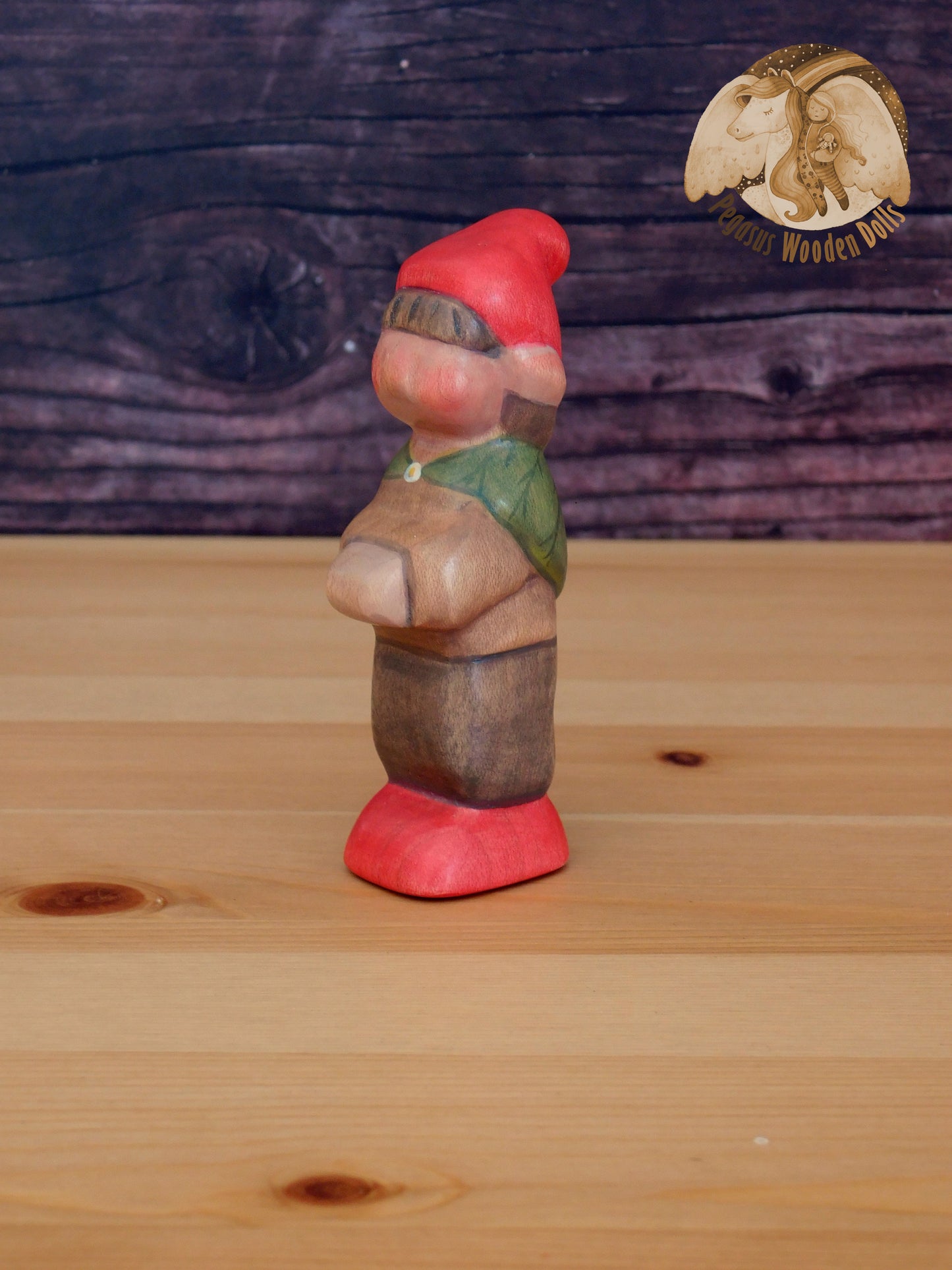 Wooden Woodland Gnome Boy