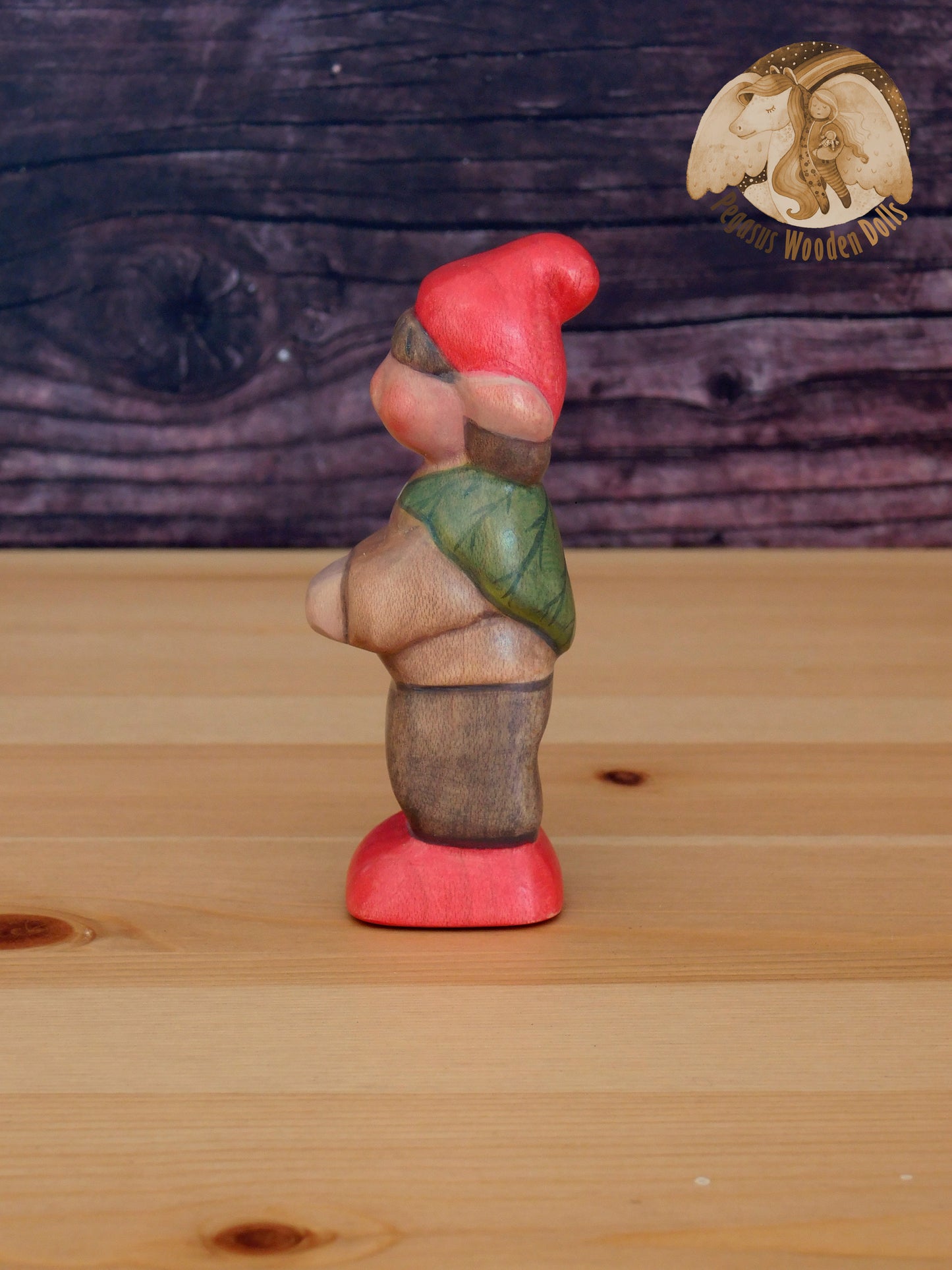 Wooden Woodland Gnome Boy