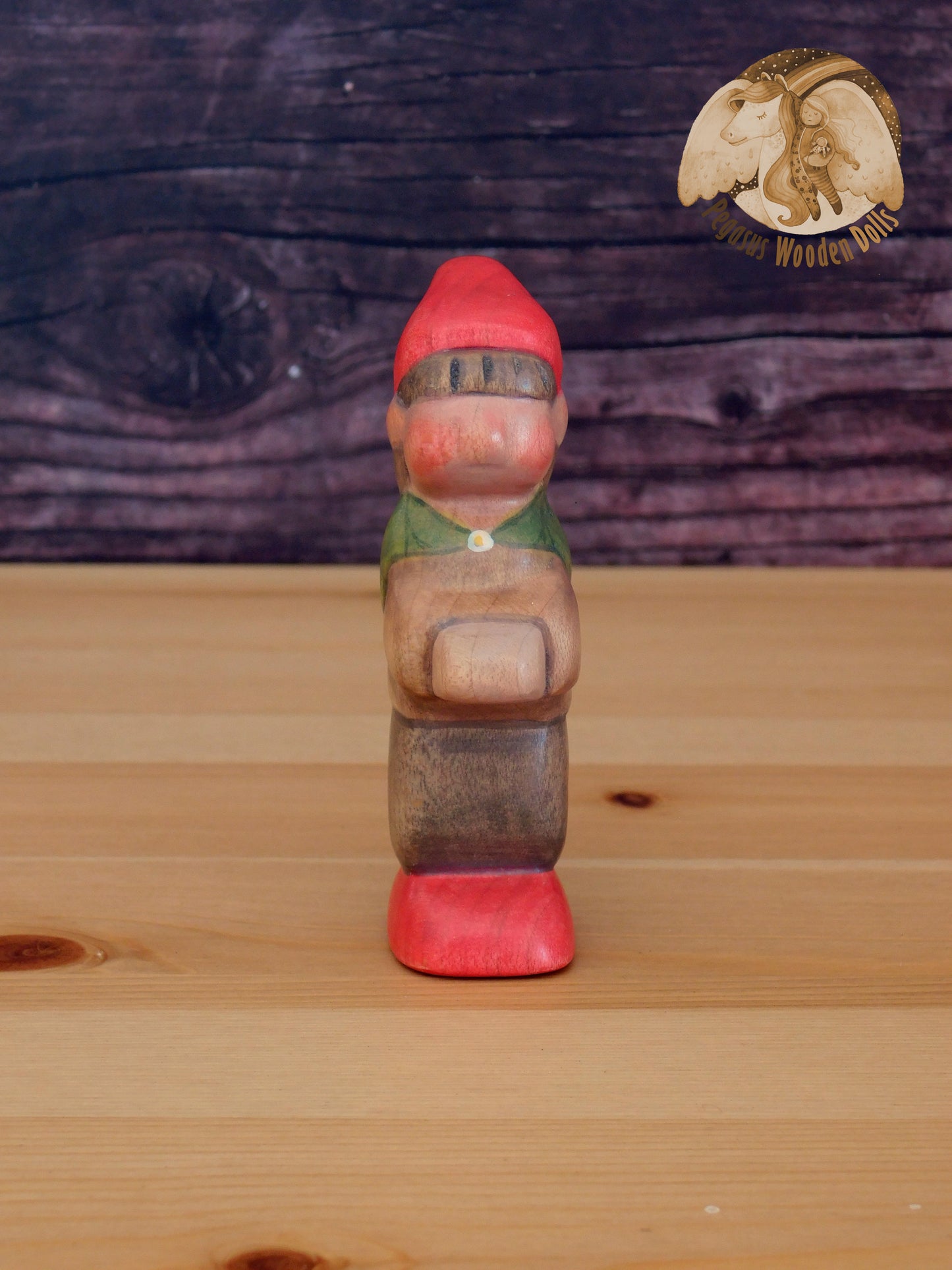 Wooden Woodland Gnome Boy