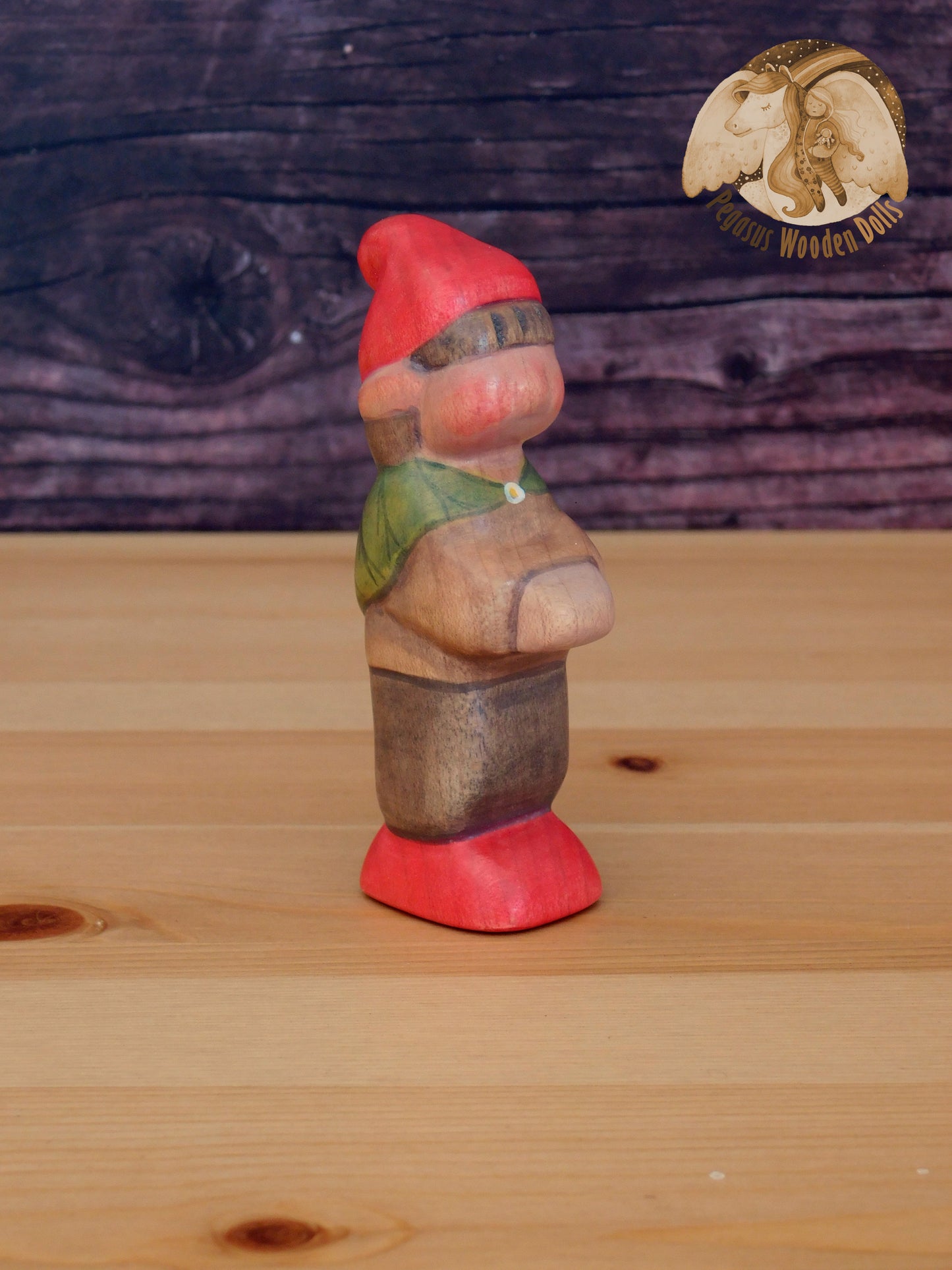 Wooden Woodland Gnome Boy