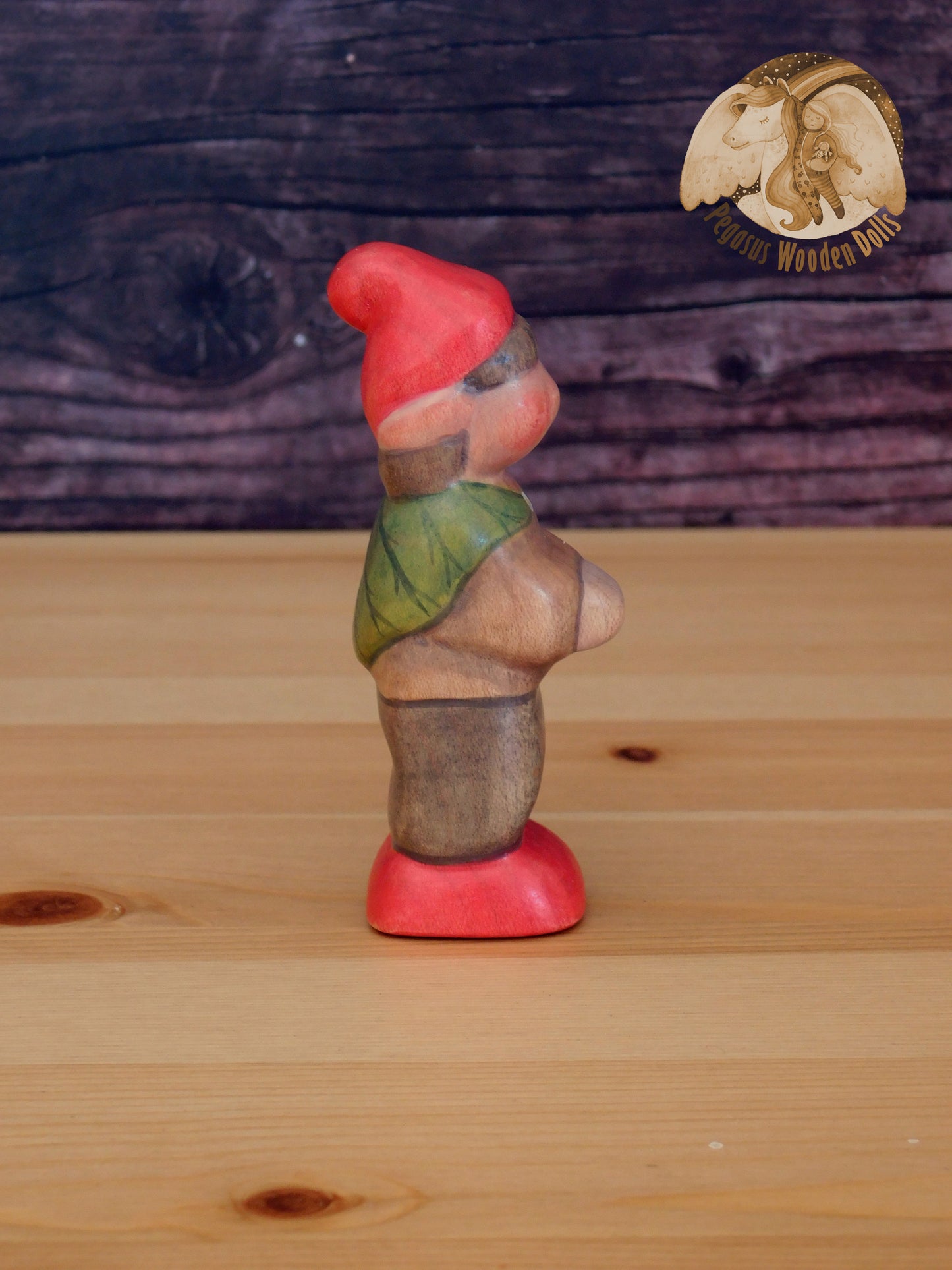 Wooden Woodland Gnome Boy