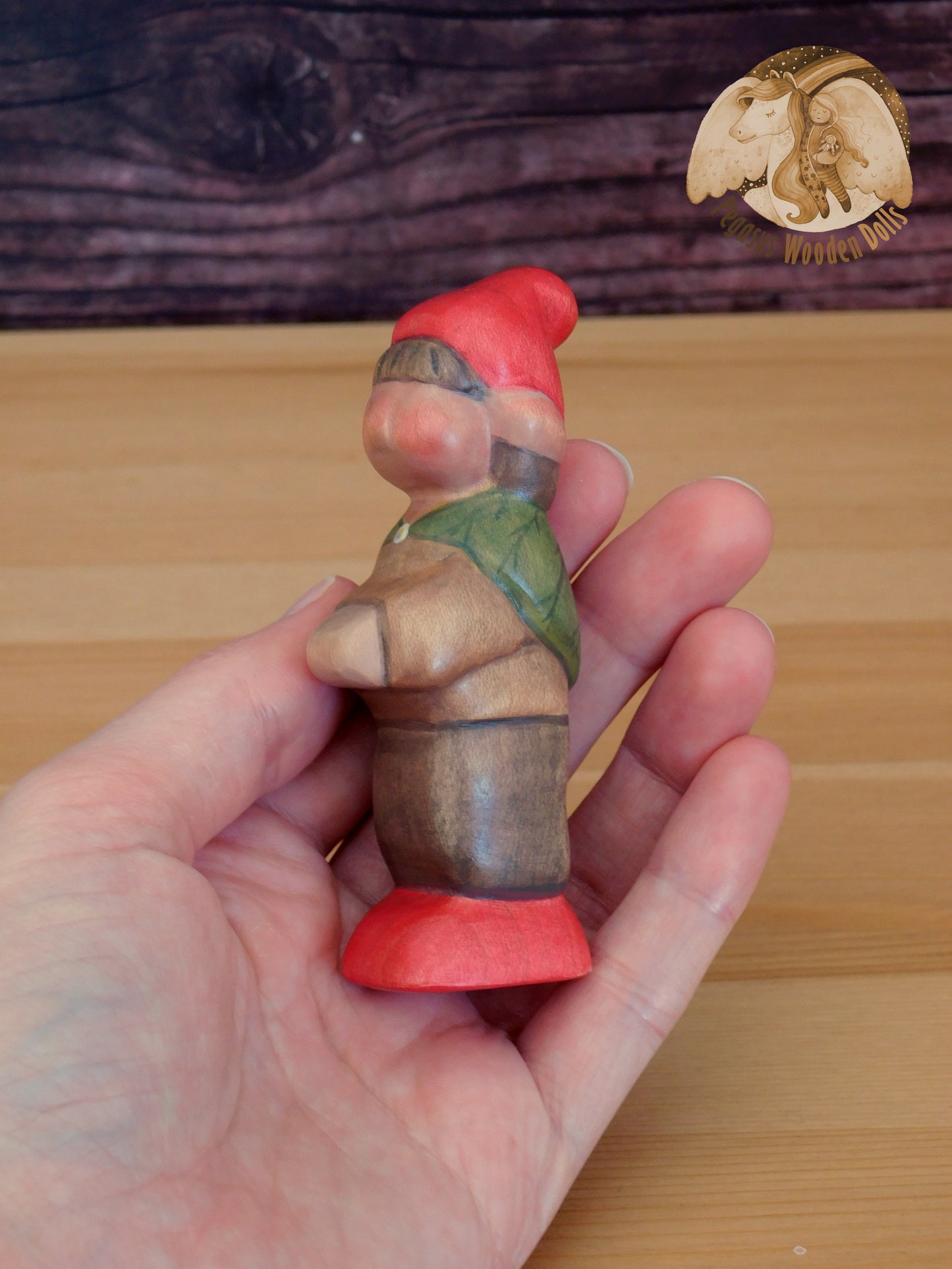 Wooden Woodland Gnome Boy