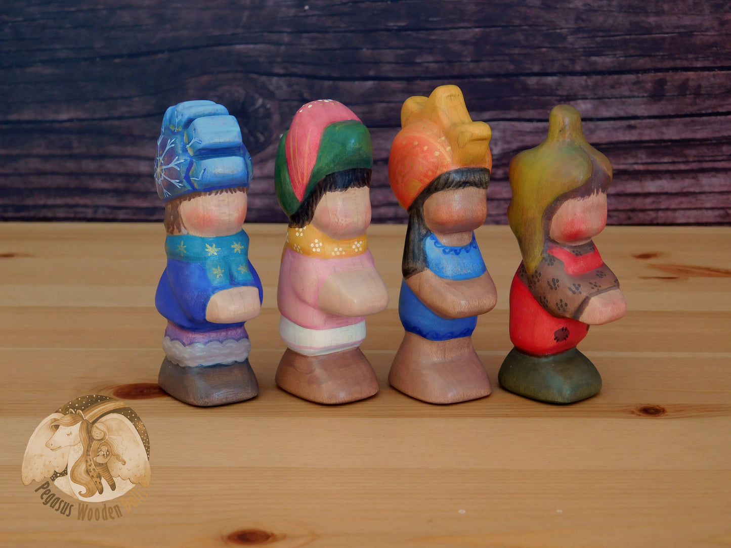 Wooden Four Season Children set