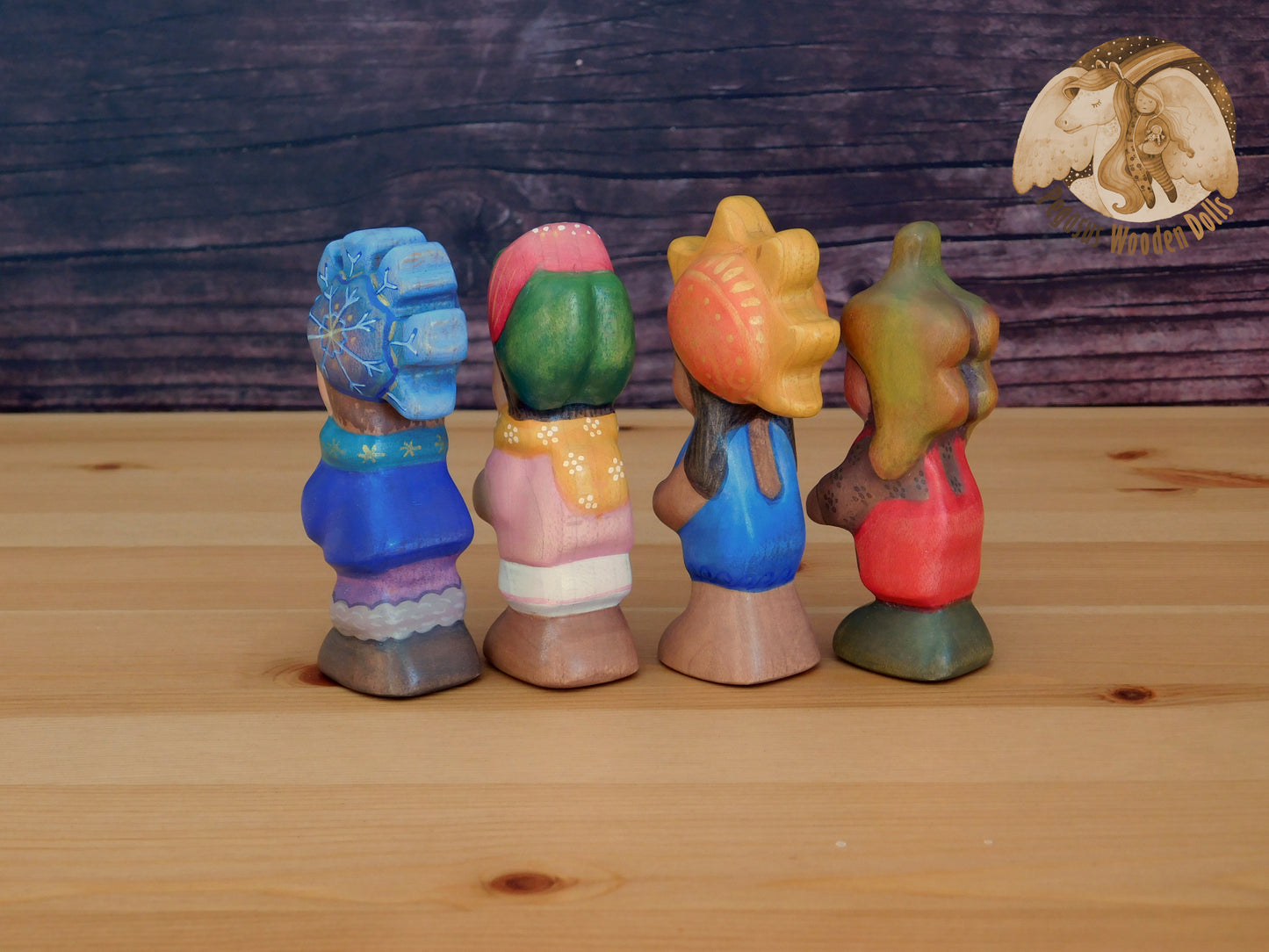 Wooden Four Season Children set