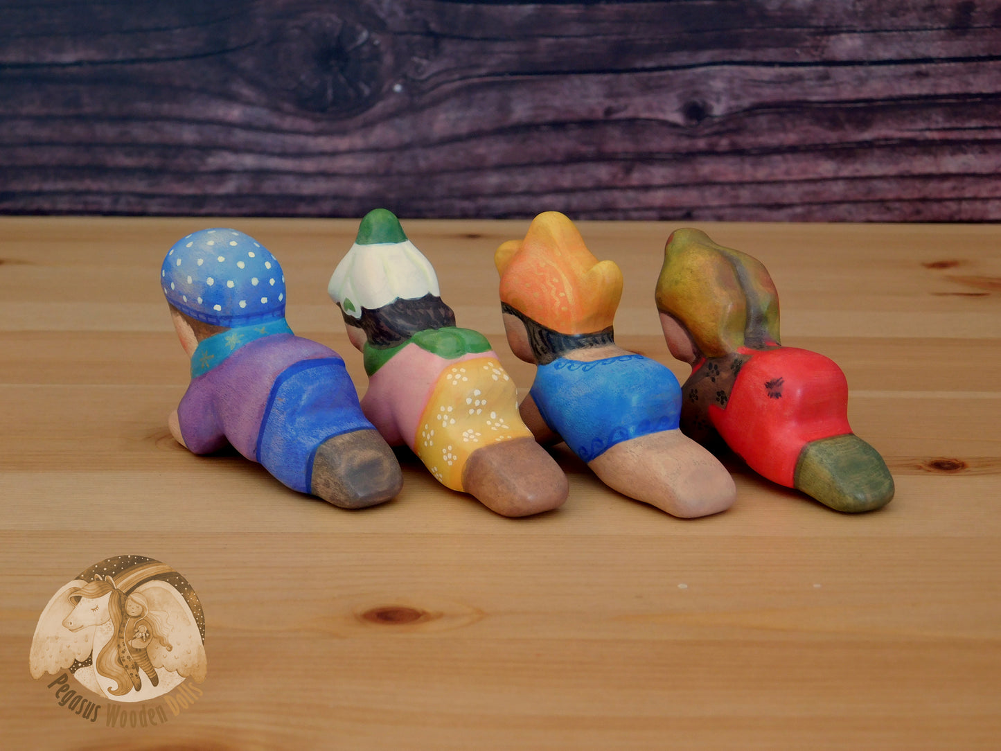 Wooden Four Season Babies set