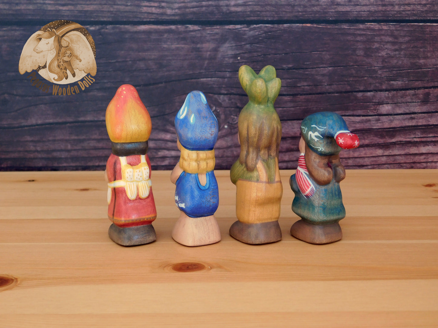 Wooden Four Element Children set